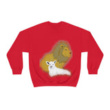 Lion and the Lamb Heavy Blend™ Crewneck Sweatshirt