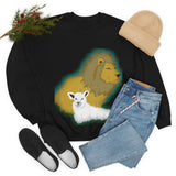 Lion and the Lamb Heavy Blend™ Crewneck Sweatshirt