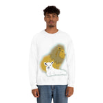 Lion and the Lamb Heavy Blend™ Crewneck Sweatshirt