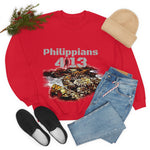 Philippians 4:13 Heavy Blend™ Crewneck Sweatshirt