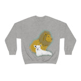 Lion and the Lamb Heavy Blend™ Crewneck Sweatshirt