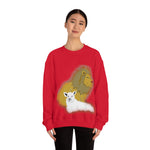 Lion and the Lamb Heavy Blend™ Crewneck Sweatshirt