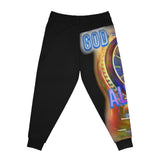 God is Always On Time Athletic Joggers