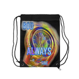 God's Time Drawstring Bag