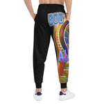 God is Always On Time Athletic Joggers