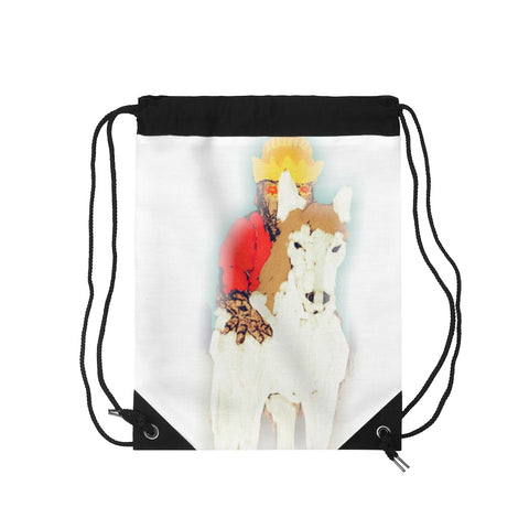 King Jesus Drawstring Bag