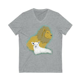 Lion and the Lamb Jersey Short Sleeve V-Neck Tee