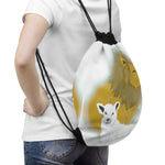 Lion and the Lamb Drawstring Bag