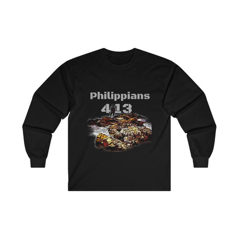 Philippians 4:13 Long Sleeve Tee