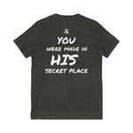 Made in the Secret Place V-Neck Tee