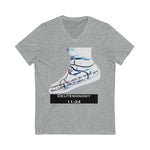 Deuteronomy 11:24 Jersey Short Sleeve V-Neck Tee
