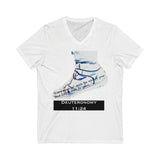 Deuteronomy 11:24 Jersey Short Sleeve V-Neck Tee