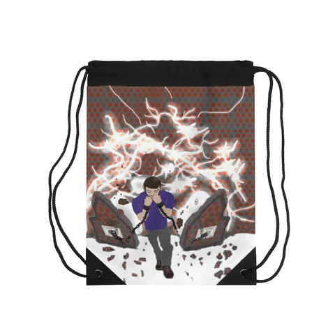 Breaking Chains Drawstring Bag