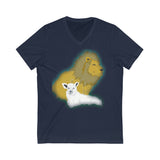 Lion and the Lamb Jersey Short Sleeve V-Neck Tee